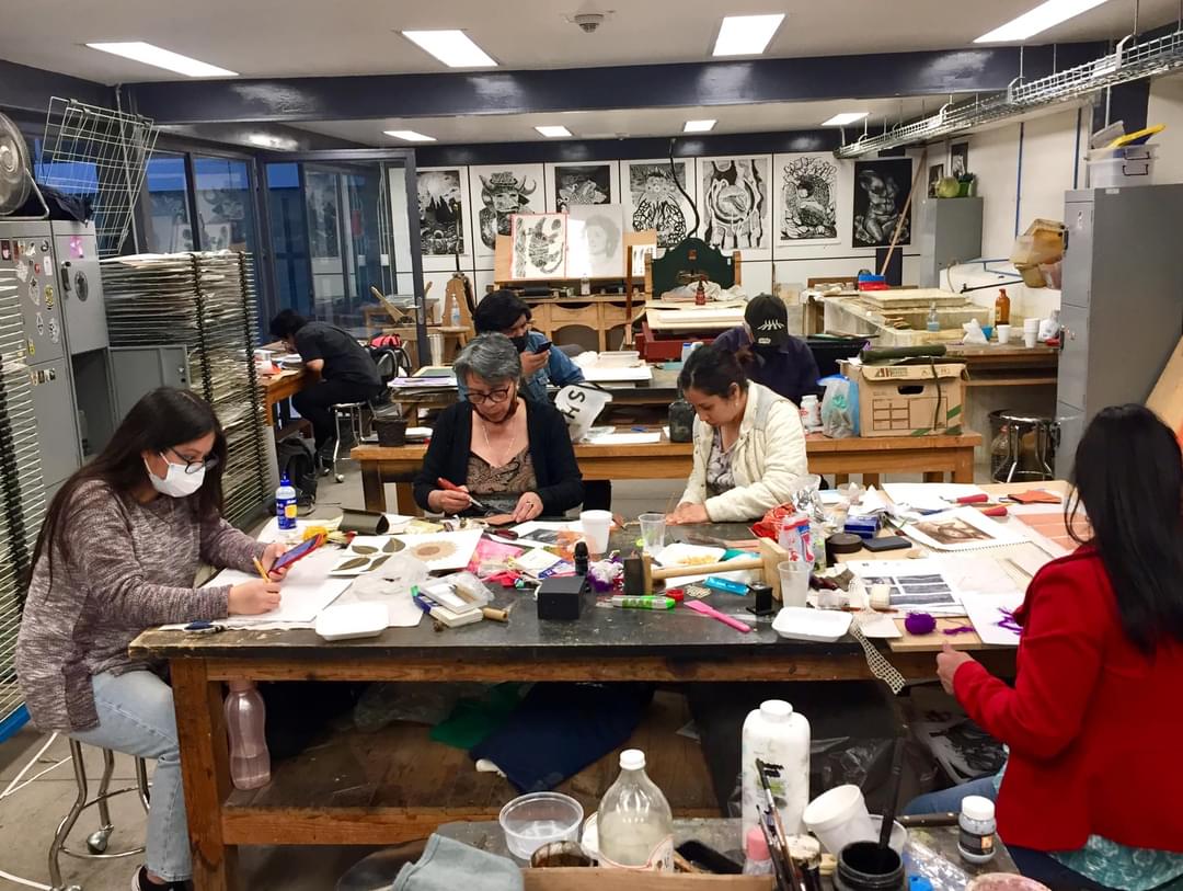 Por: Cortesía Taller de estampa básica y avanzada Camaxtli, continúa su labor: SC