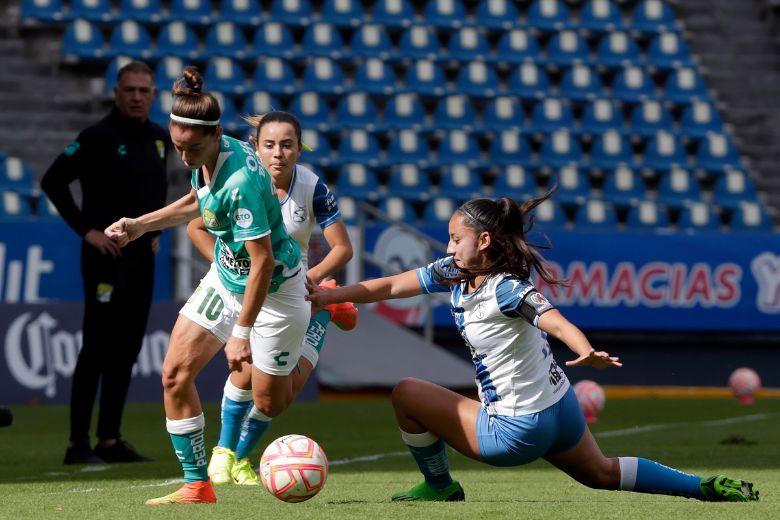 Por: Cortesía Puebla Femenil perdió ante León y llegó a seis juegos sin victoria
