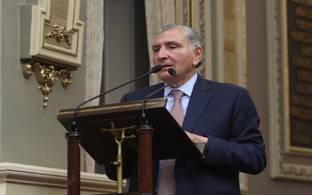 Por: Cortesía Adán Augusto López pide que se apoye reforma de la Guardia Nacional; "es por el bien de Puebla"