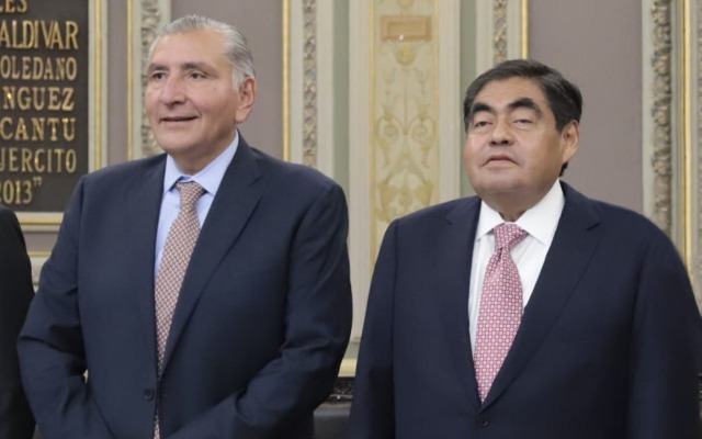 Afirma Adán Augusto que en gobierno de Barbosa se ha reducido la inseguridad en Puebla