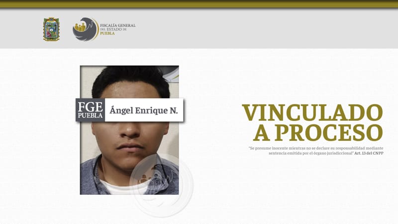 Por: Cortesía  Ángel Enrique N. es enviado a prisión por llevar a una menor de 13 años a un hotel y abusar de ella