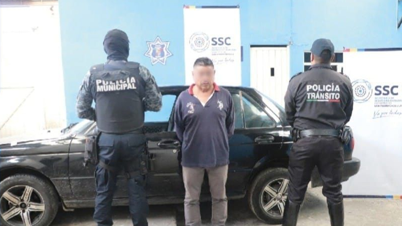 Por: Cortesía Detienen en San Pedro Cholula a presunto ladrón de automóviles