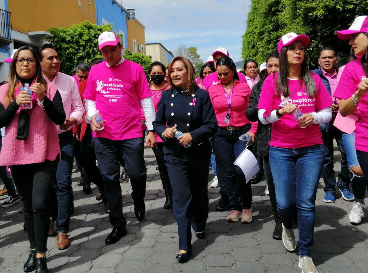Garantiza Lorena Cuéllar 40 mil mastografías en Tlaxcala