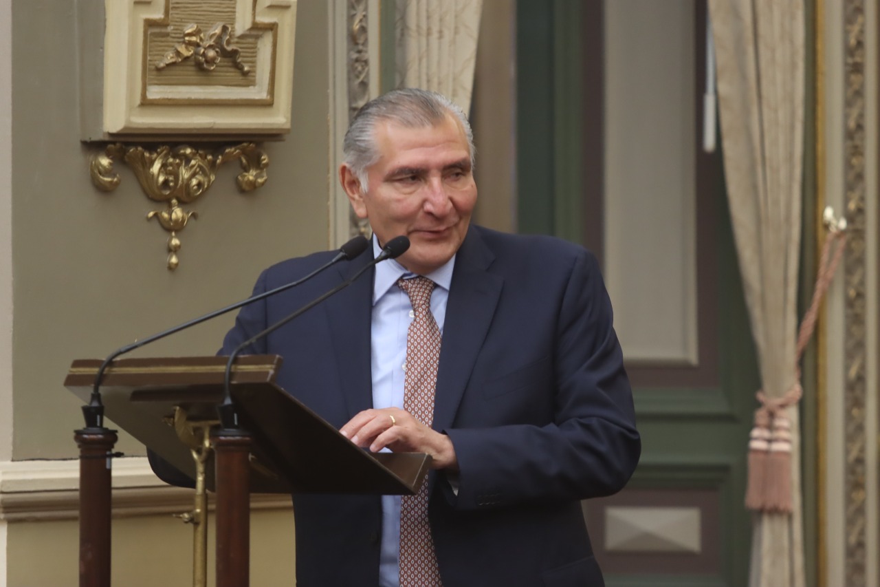 Por: Faro Digital Entre reclamos y acusaciones, así fue la visita de Adán Augusto a Puebla