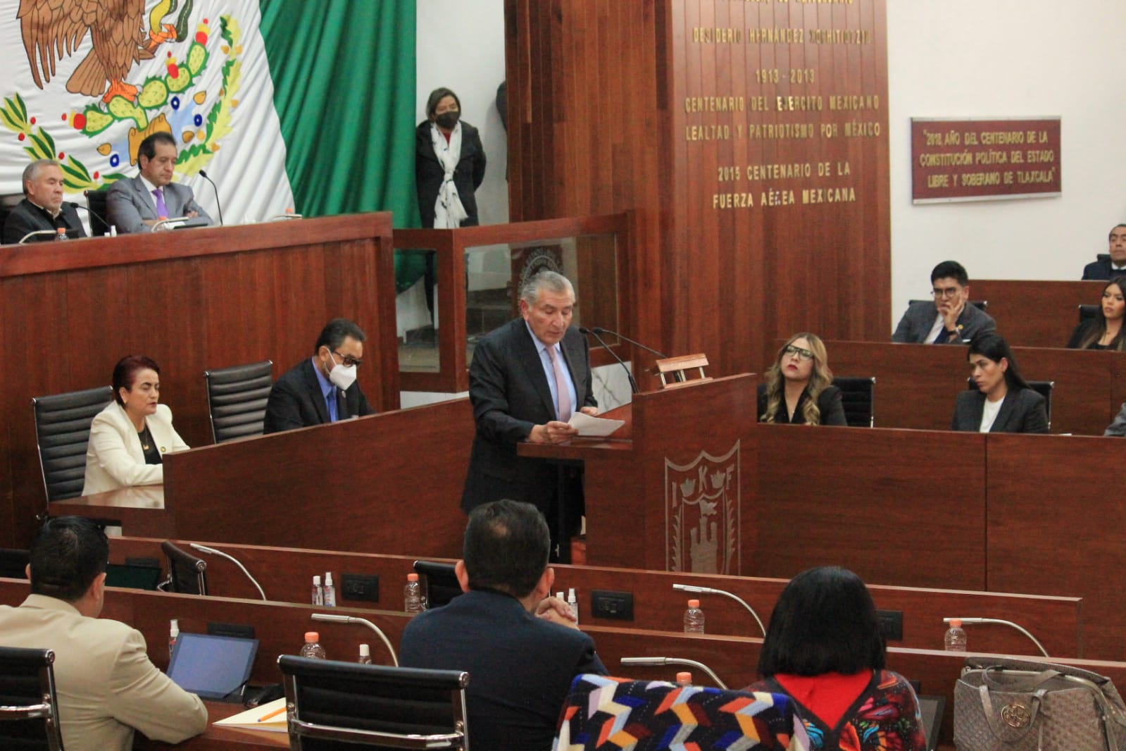 Gira en Tlaxcala, muy por aparte de aspiraciones presidenciales: Adán Augusto López