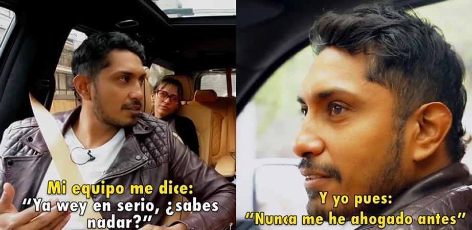 Por: Cortesía "Deme el trabajo, después aprendo": Tenoch Huerta aceptó el papel de Namor sin saber nadar (Video)