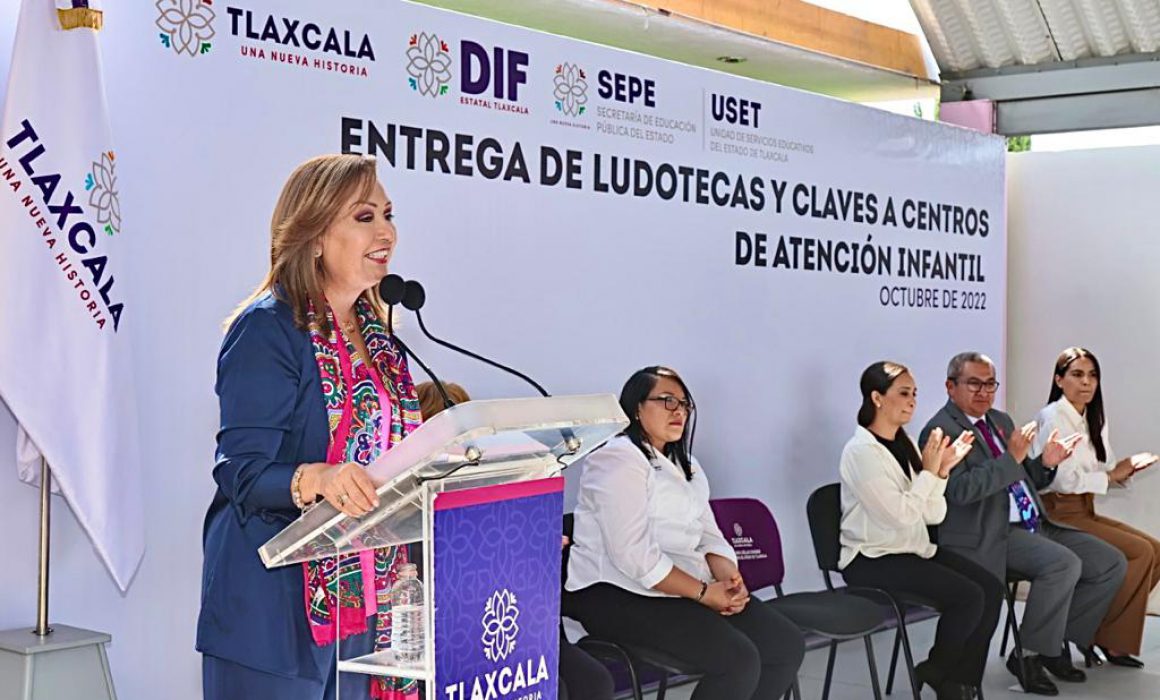 Entrega Lorena Cuéllar claves y ludotecas a centros de atención infantil