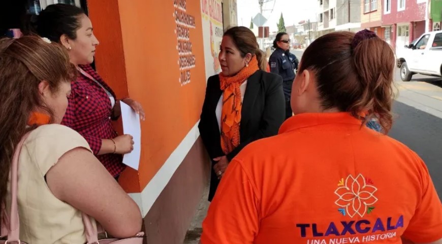Putos Naranjas en Amaxac de Guerrero son activados por la alcaldesa