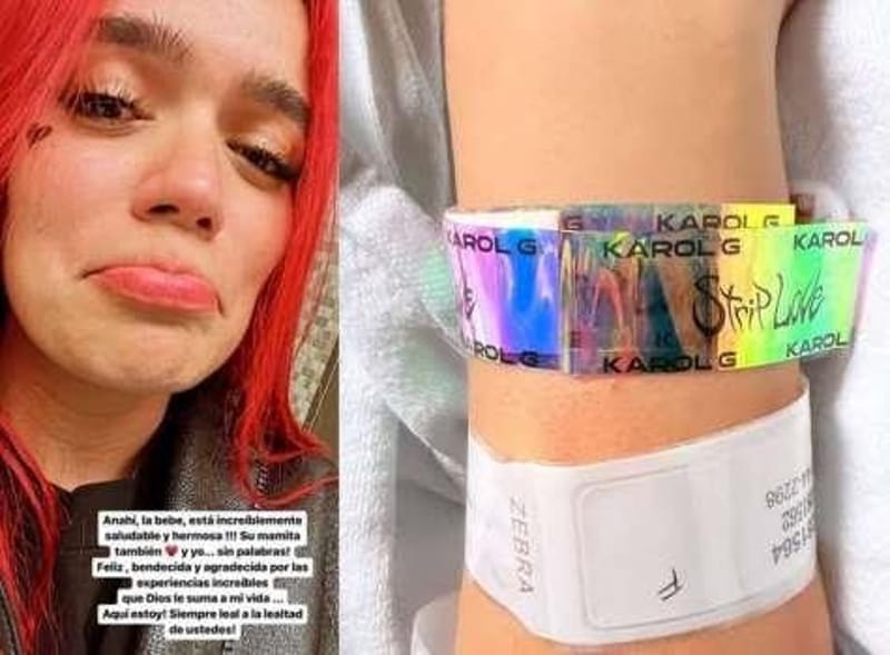 Por: Cortesía Fan da a luz en pleno concierto de Karol G, ella acude al hospital para conocer a la bebé (Vídeo)