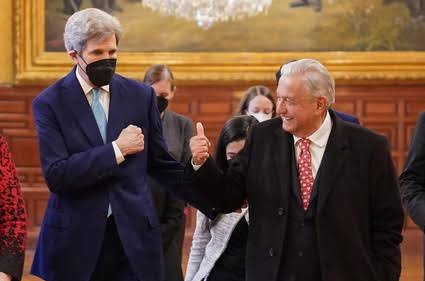 Por: Cortesía Dan a conocer que tras reunión de AMLO y John Kerry que México llevará a la COP27 el Plan Sonora