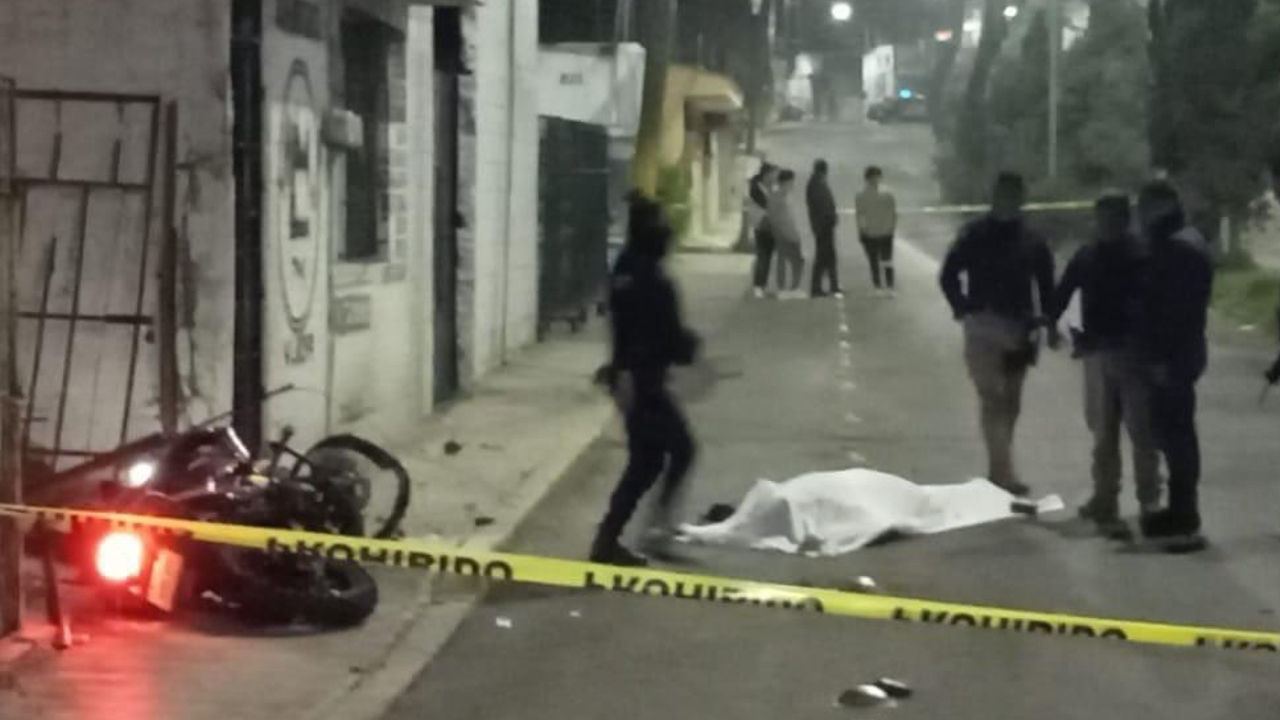 Por: Cortesía Falleció un motociclista, tras accidentarse en San Pedro Cholula