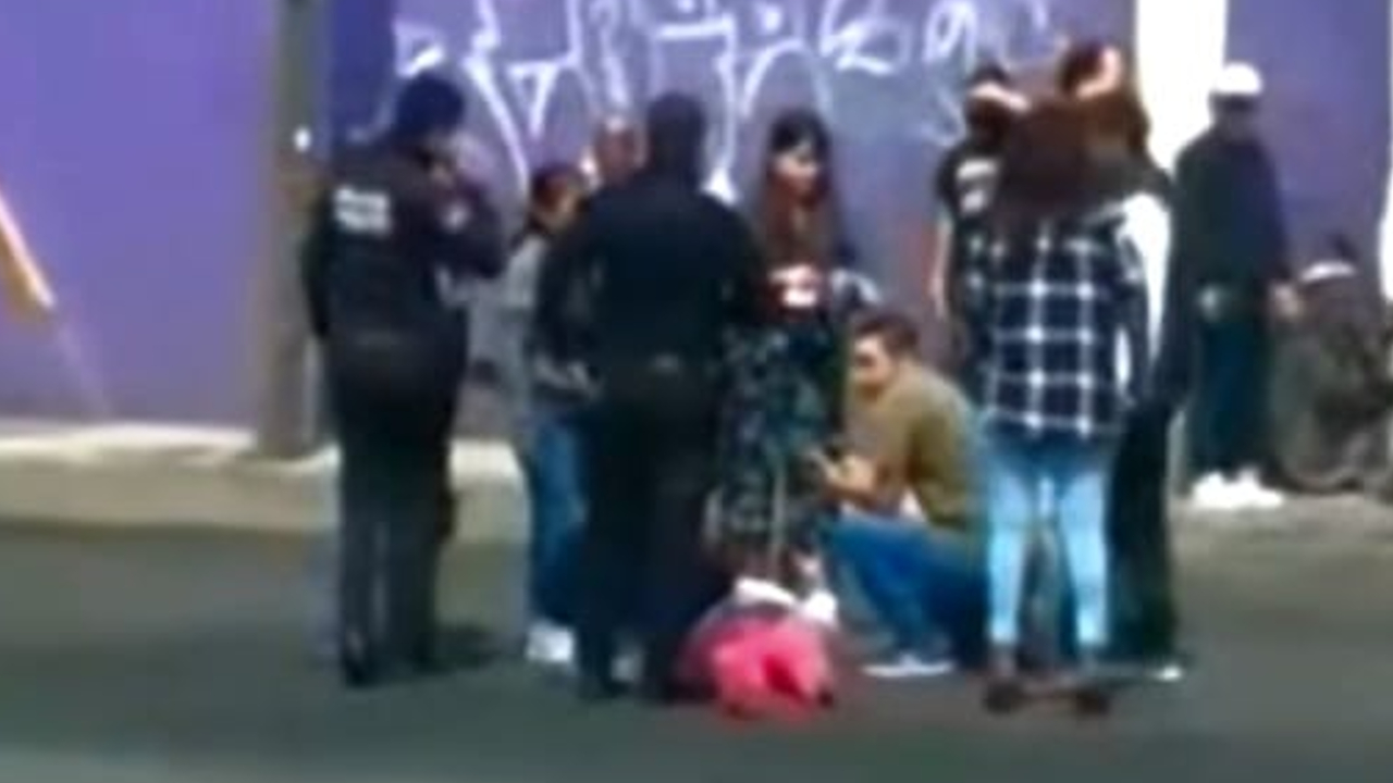 En San Pedro Cholula; una patrulla de la SSC atropelló a una ciclista 