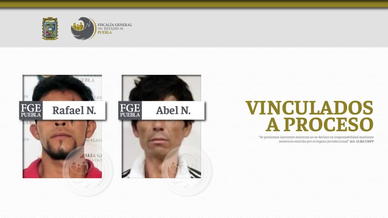 Abel N. y Rafael N. son vinculados a proceso por delito de robo en la ciudad de Puebla