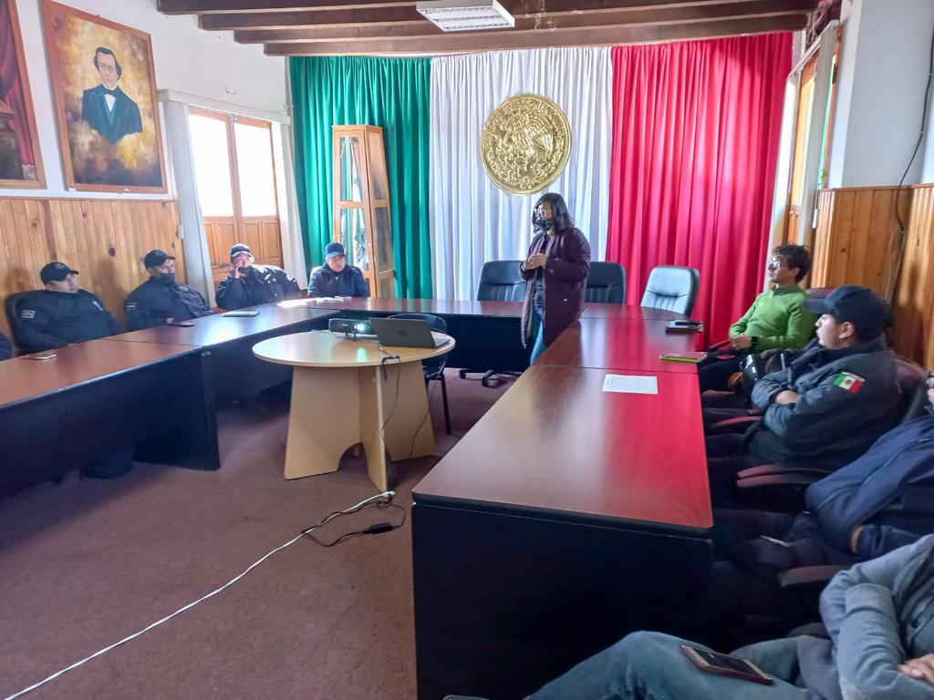 Por: Cortesía Sensibiliza fiscalía anticorrupción a policías de Sanctórum y Atlangatepec