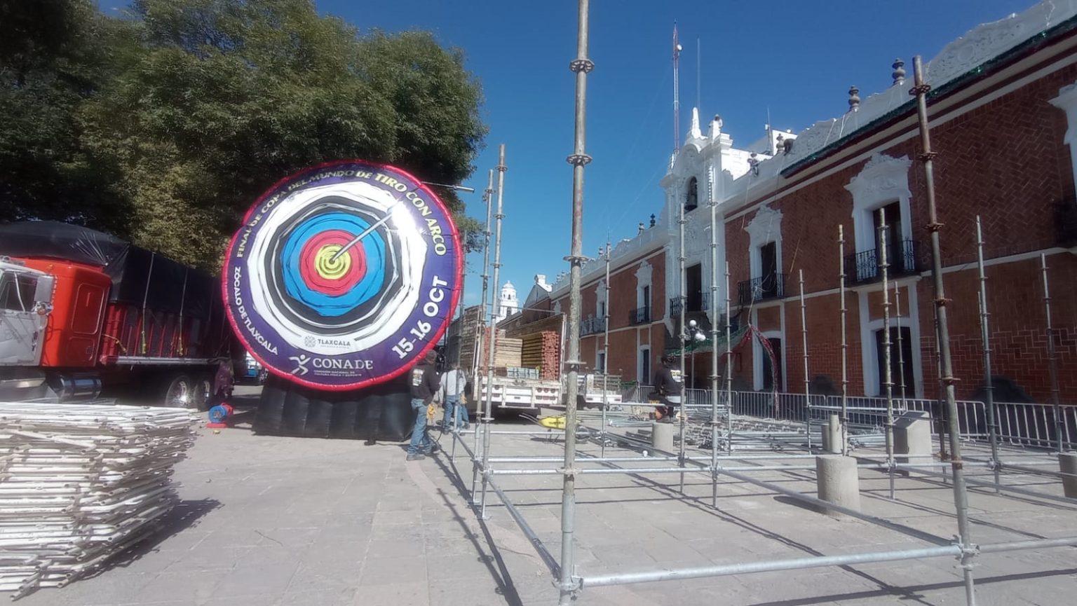 Por: Cortesía Inicia cierre de vialidades en centro histórico por Final Mundial De Tiro Con Arco
