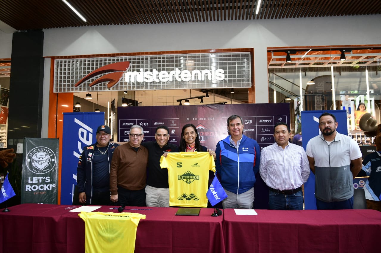 Por: Cortesía Presentaron playera y medalla para la MisterCarrera en Atlixco