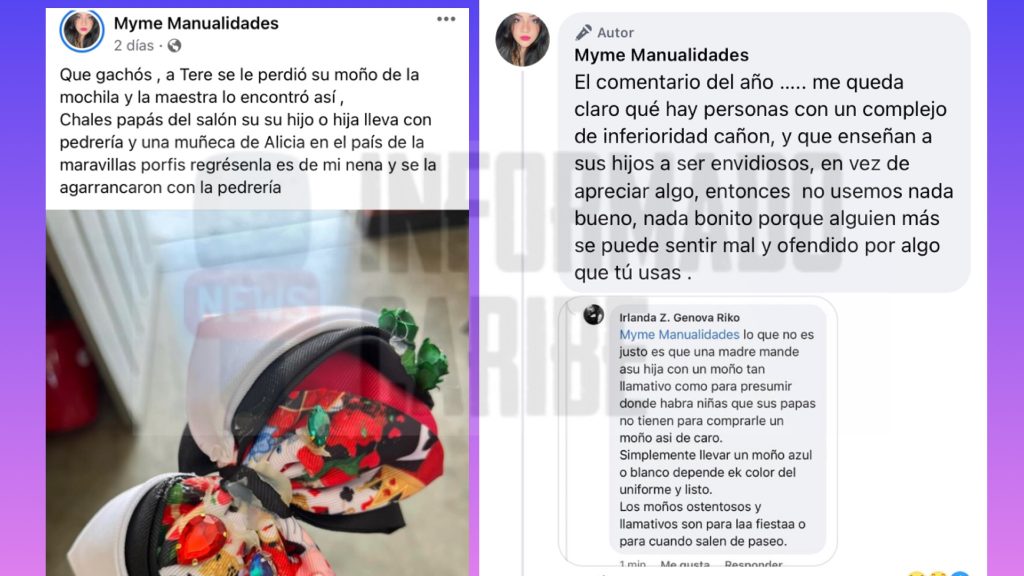 Por: Cortesía Mamá aconseja a su hija romper el moño de su compañera de Kínder, ”por que era demasiado bonito”