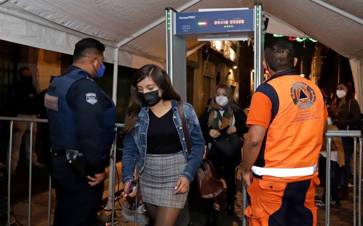 Por: Cortesía Para acceder al zócalo este 15 de septiembre habrá ocho arcos de seguridad