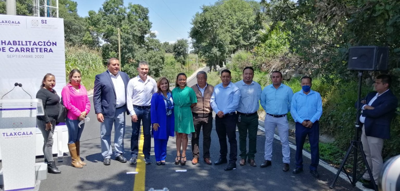Por: Cortesía Invierte gobierno de Tlaxcala más de 13 MDP en tramos carreteros en Papalotla