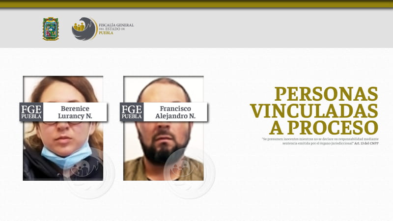 Sujetos son enviados a prisión por el delito de extorsión contra un ciudadano poblano