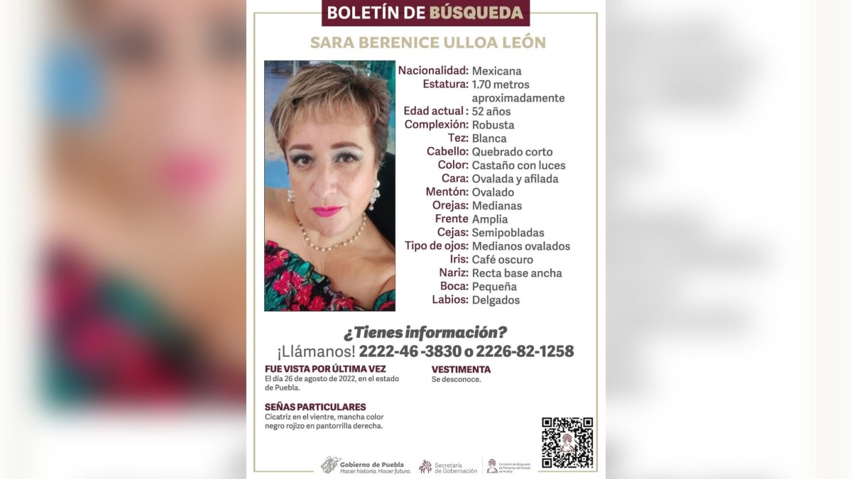 Por: Cortesía Sara Berenice viajo a Puebla para vender su vehículo pero fue encontrada sin vida días después