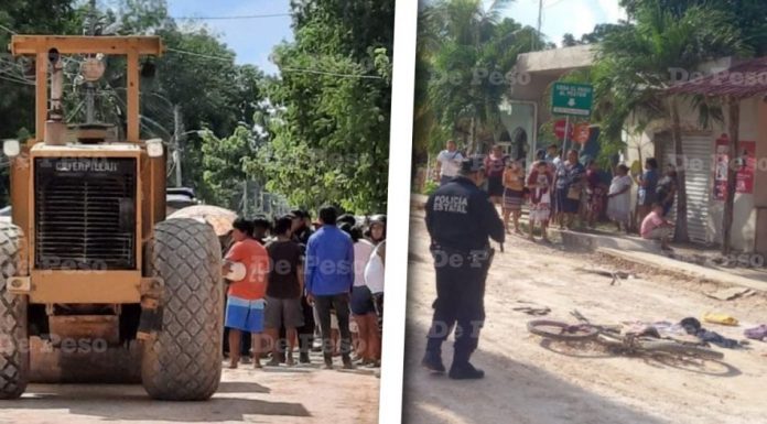 Por: Cortesía Niño yucateco muere aplastado por una aplanadora