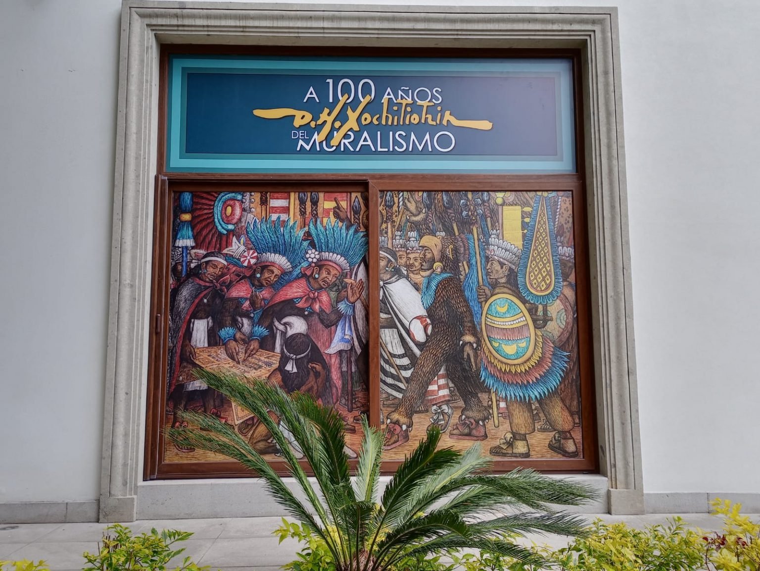 Llega Tlaxcala a Los Pinos con obra de Xochitiotzin