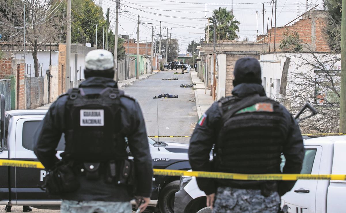 Son hallados ocho cuerpos en una carretera de la comunidad Benito Juárez en Zacatecas