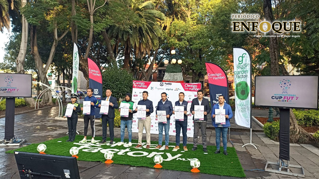 Por: Cortesía Anuncia Eduardo Rivera la International Cup de Futbol Siete
