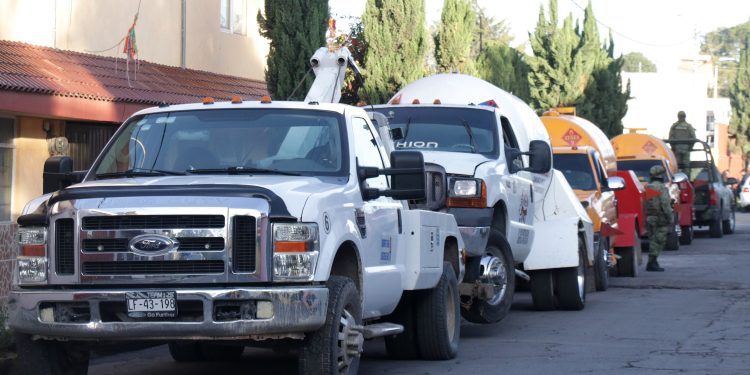 Por: Cortesía Operativo contra el "huachicol": Decomisan al menos 15 pipas de gas en Xonacatepec