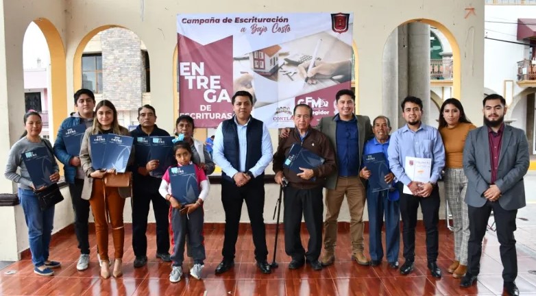 Contla continúa llevando a cabo la campaña de escrituración a bajo costo