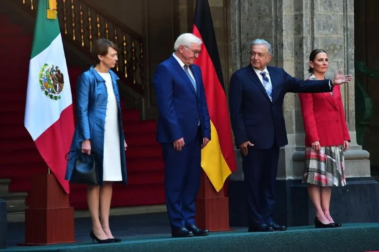 Por: Cortesía Recibe AMLO en Palacio Nacional a presidente de Alemania para reunión