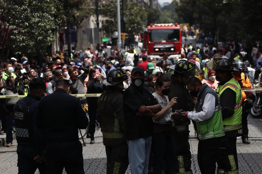 Por: Cortesía CDMX suma 21 edificios dañados tras sismo de magnitud 7.7