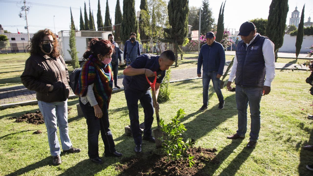 Por: Cortesía Continúan las Jornadas de Reforestación en San Andrés Cholula