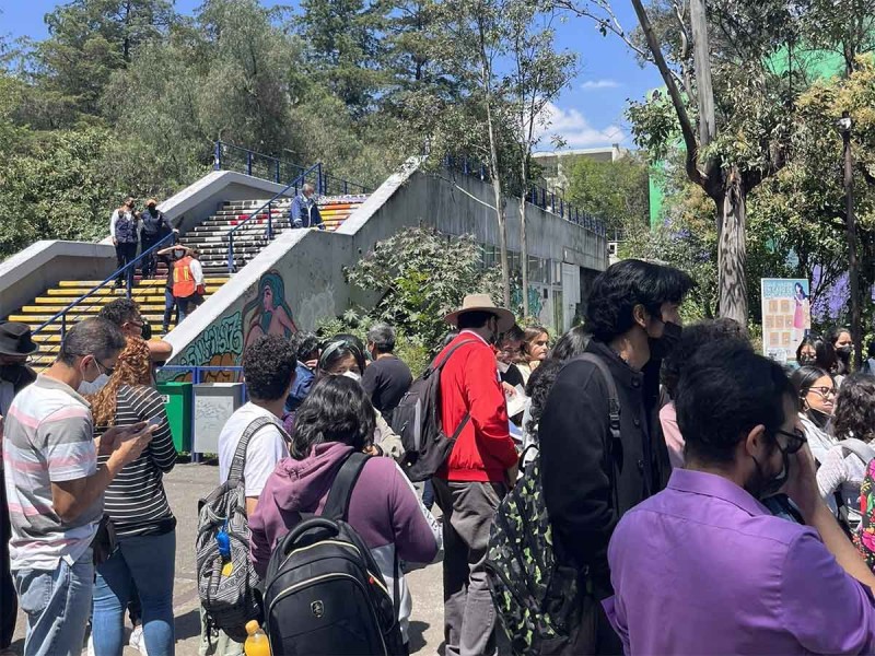 Por: Cortesía Desalojan Facultad de Ciencias Políticas y Sociales de la UNAM; actividades se reanudarán hasta nuevo aviso