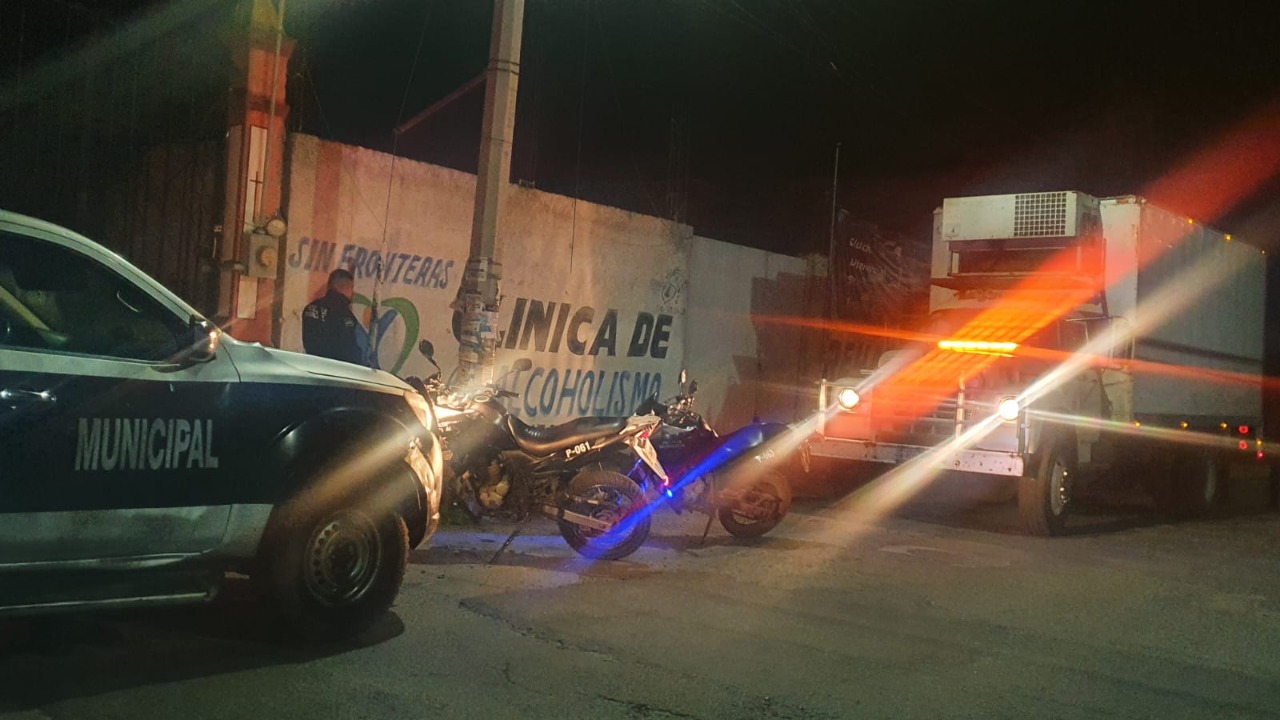 Por: Cortesía Tras oportuno aviso, policía frustra asalto a camión en Texmelucan