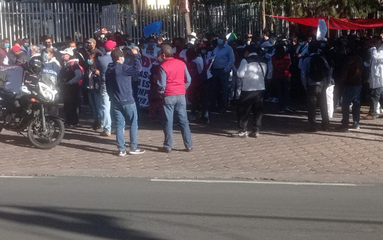 Muestra músculo SNTSA: se manifiesta en la capital