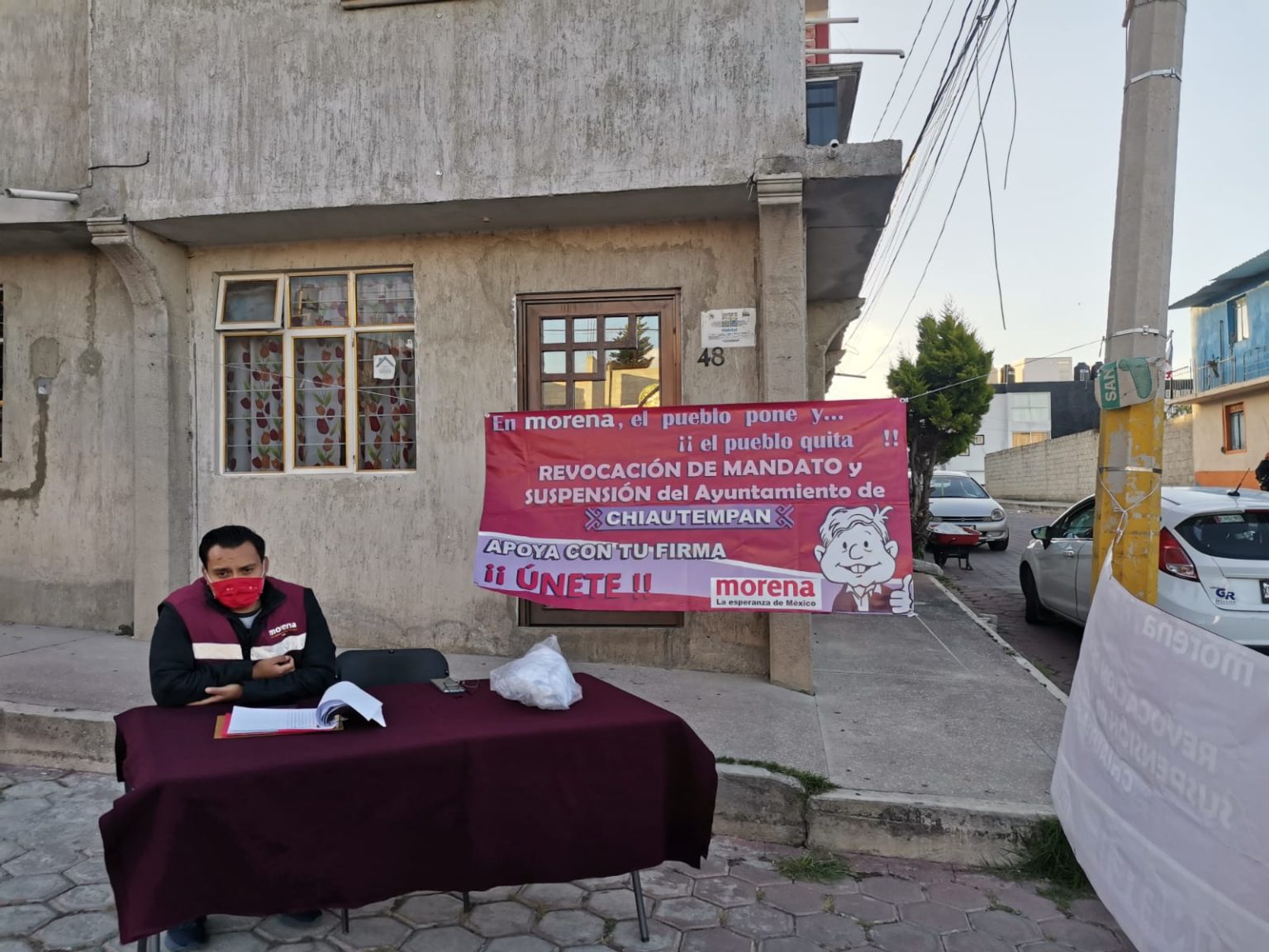 Avanza solicitud de revocación de mandato contra alcalde de Chiautempan