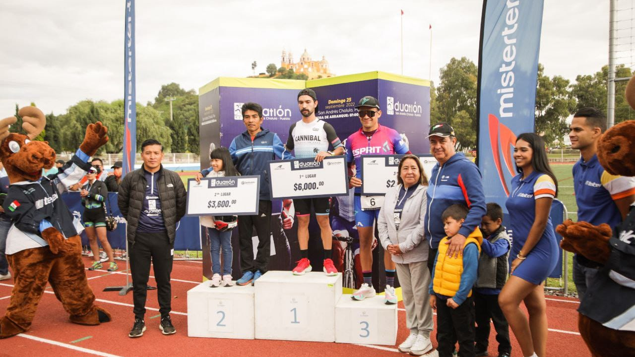 Por: Cortesía En San Andrés Cholula; con una gran afluencia se realizó el Duatlón local