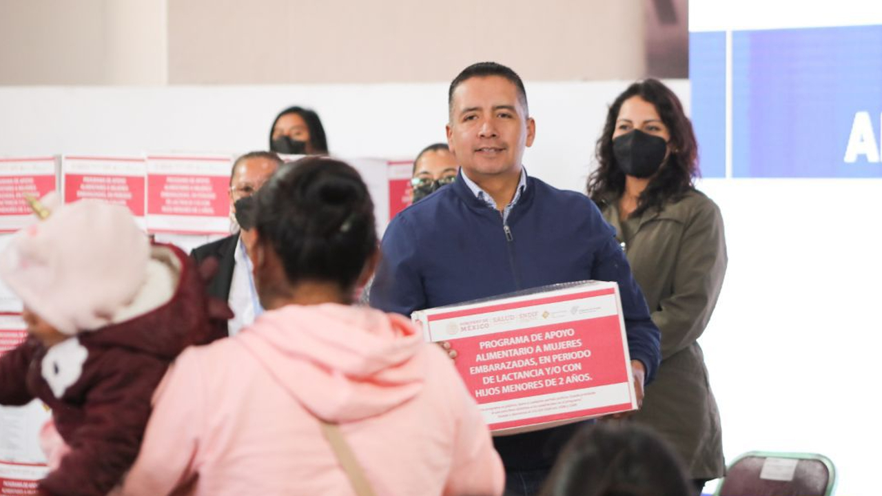 Por: Cortesía En San Andrés Cholula; entregan paquetes alimentarios a mujeres embarazadas