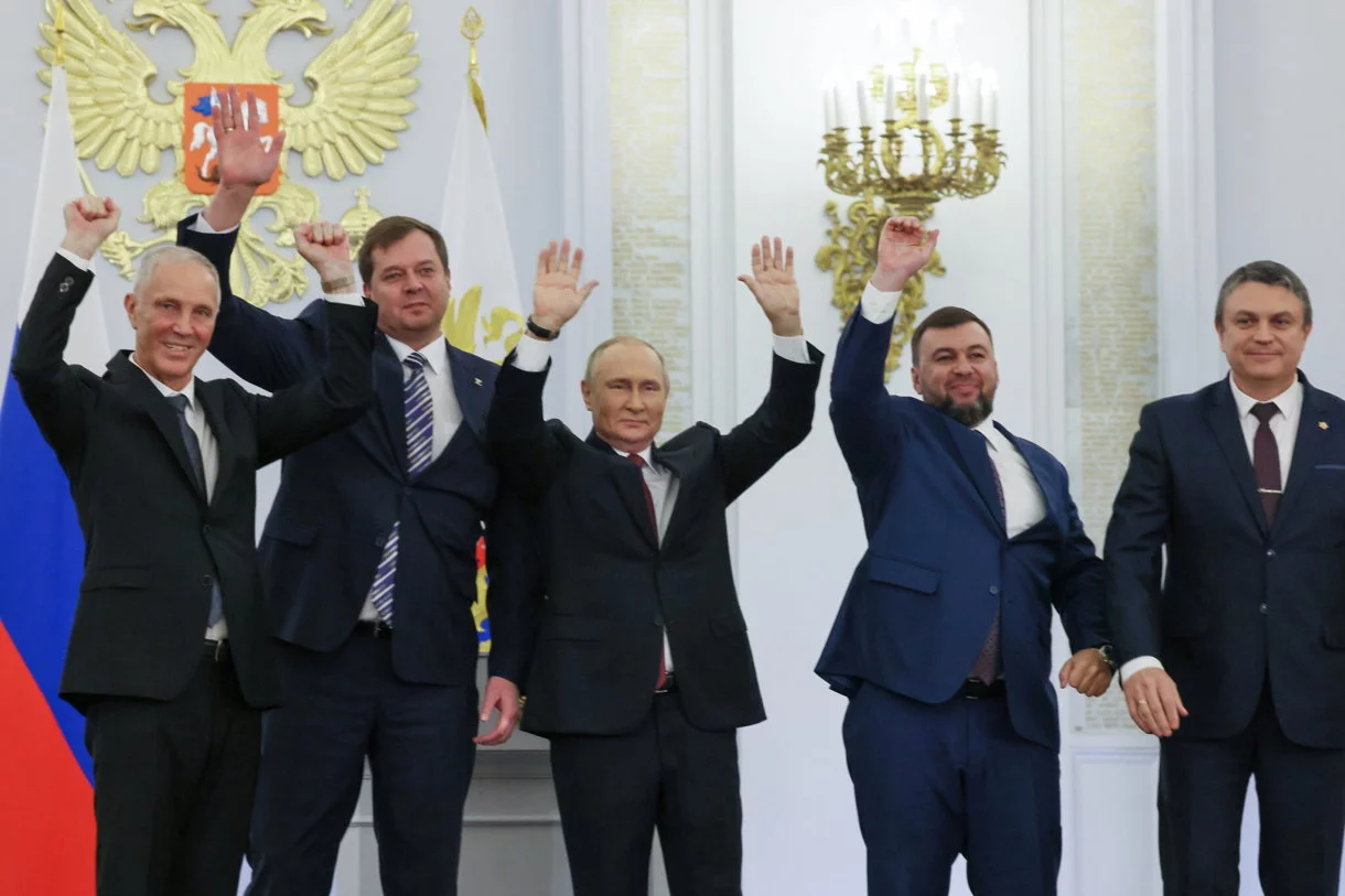 Por: Cortesía Putin firma la anexión de las regiones ucranianas, Donetsk, Luhansk, Kherson y Zaporizhzhia