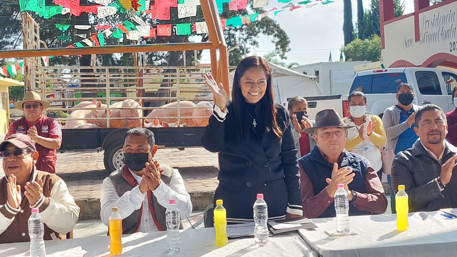 Por: Cortesía Ariadna Ayala inicia mejoramiento genético porcino para fortalecer sector agropecuario