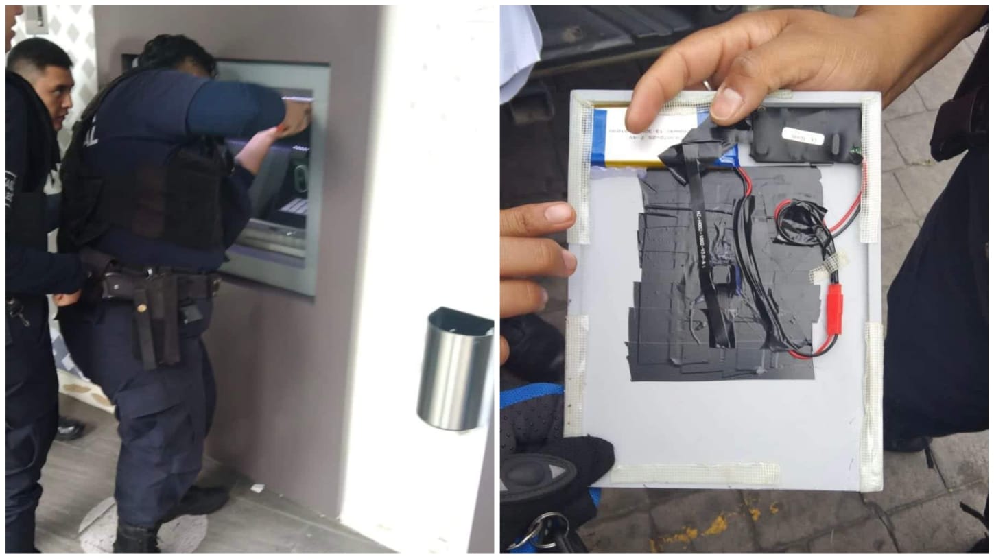 Arrecia la inseguridad en Chiautempan, desactivan trampa cajero