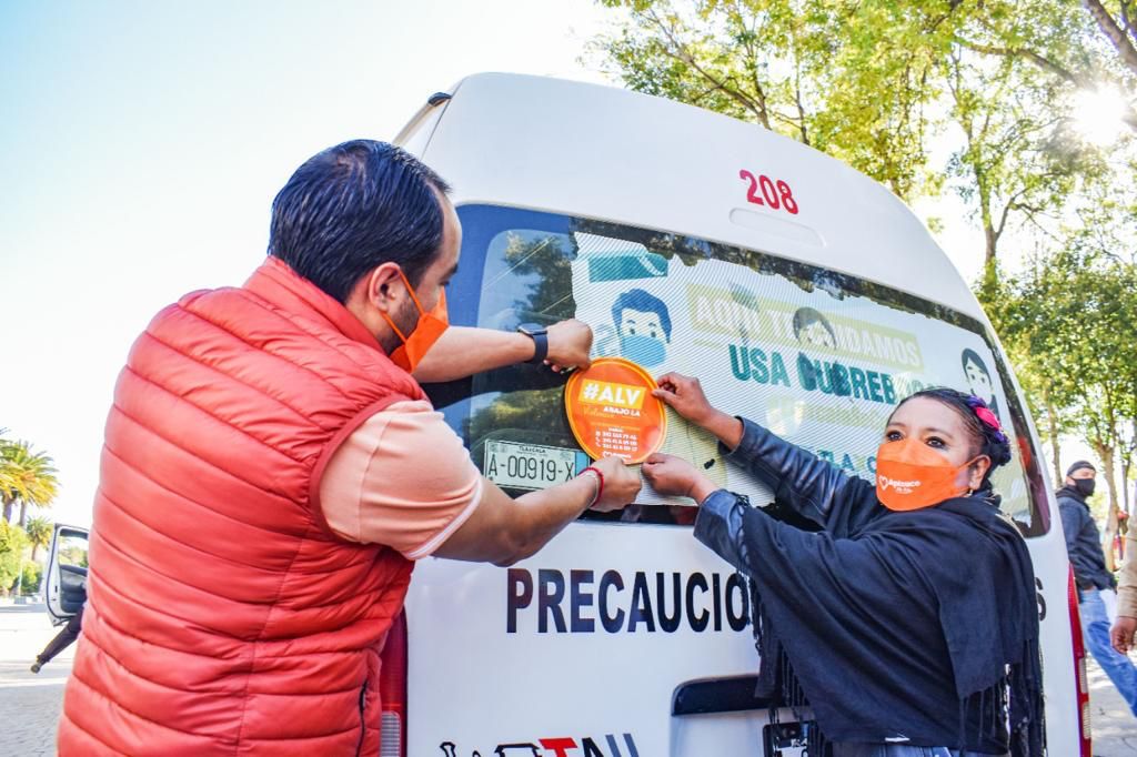 En Apizaco, si eres víctima de acoso en el transporte público, llama a la Patrulla Naranja