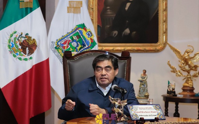 Por: Cortesía Barbosa niega que se hayan violado derechos humanos en desalojo de normalistas de Teteles durante manifestación del 2021