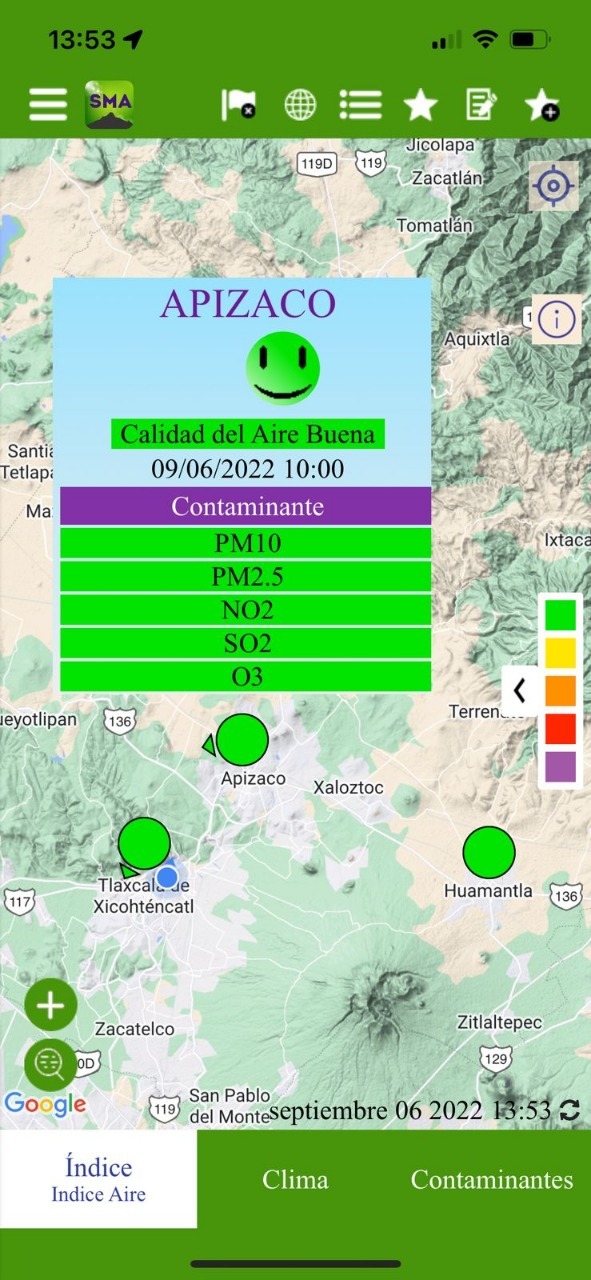 Presenta SMA la aplicación móvil “Aire Tlaxcala”
