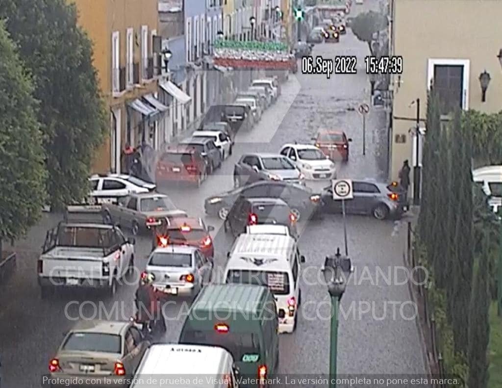 Deslaves, inundaciones y daños materiales, percances de lluvia en Tlaxcala