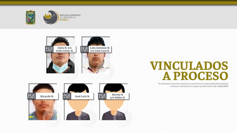Por: Cortesía Sujetos son enviados a prisión por su presunta participación en un ataque armado en Huixcolotla