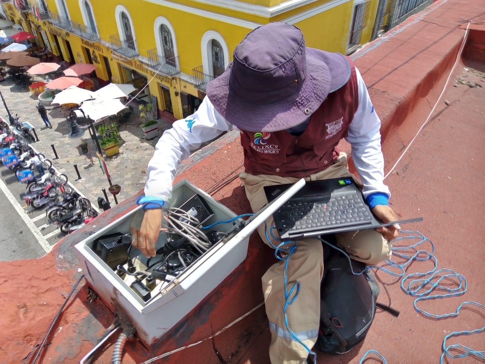Por: Cortesía Se refuerza Atlixco en seguridad; avanzan trabajos de instalación de nuevas cámaras de seguridad