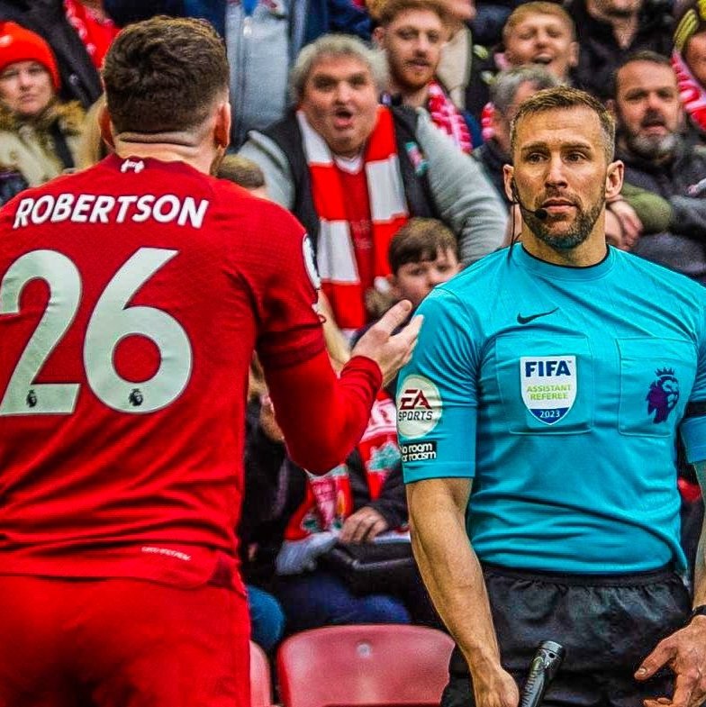 Por: Cortesía ¿Cuántos partidos van a sancionar al árbitro que agredió a jugador de Liverpool?